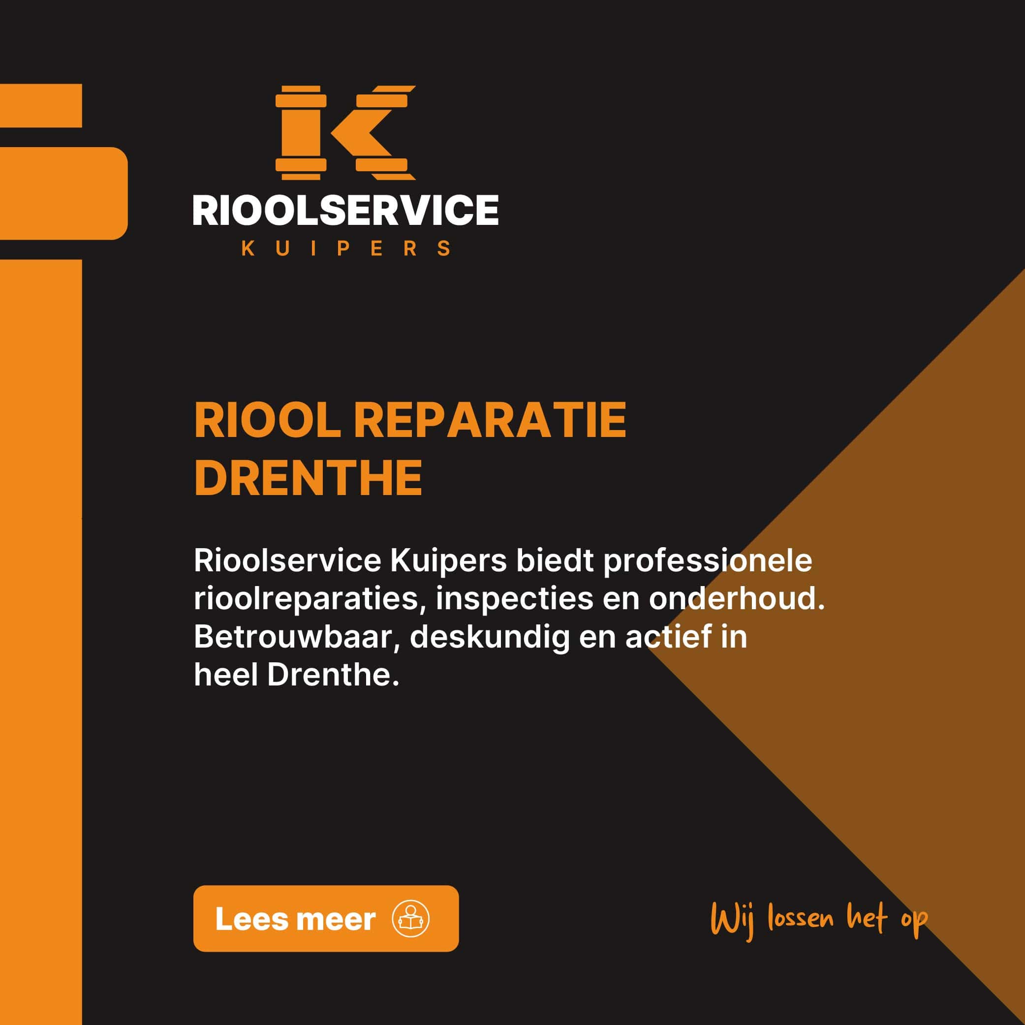Riool reparatie Drenthe