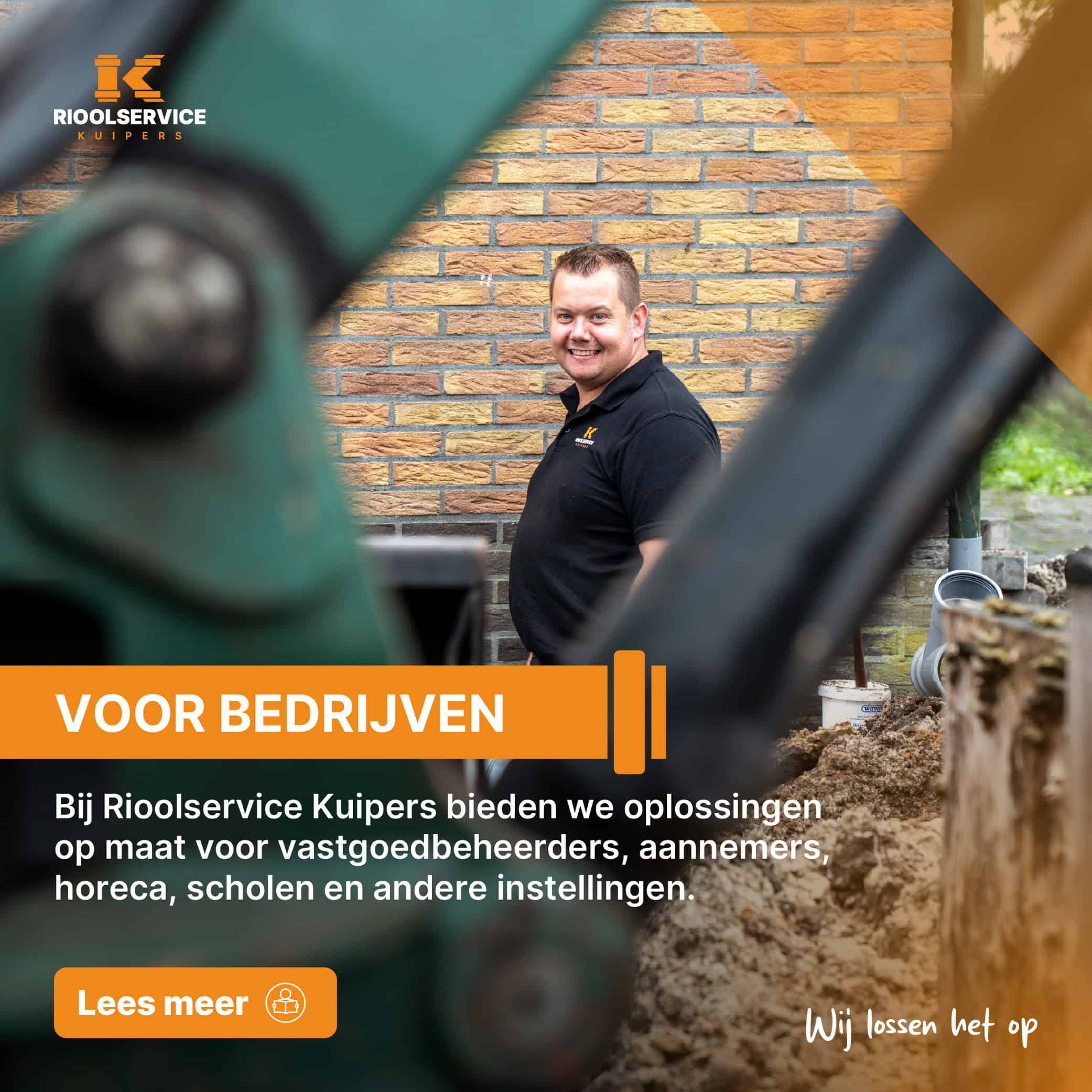 Zakelijk riool onderhoud