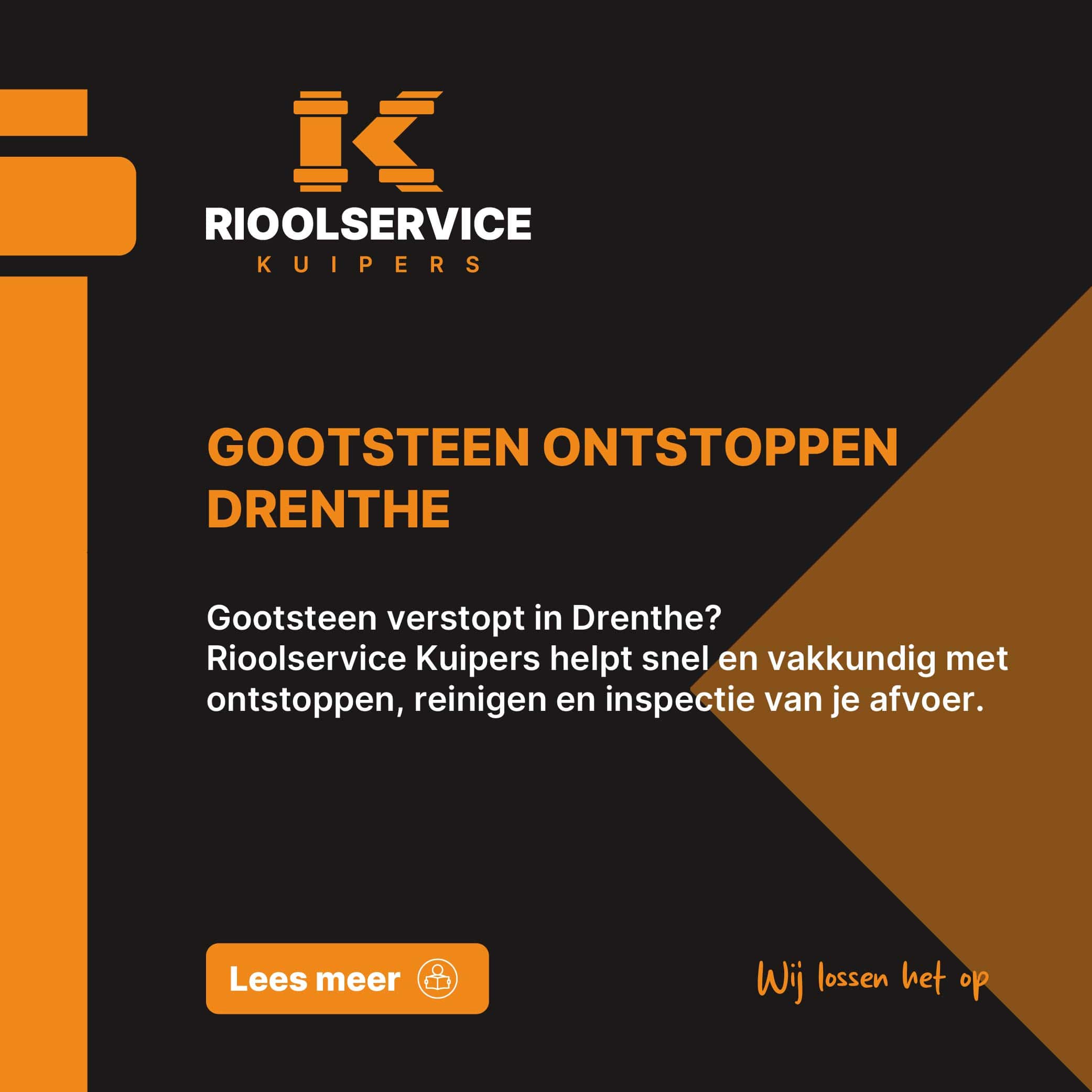 Gootsteen ontstoppen Drenthe