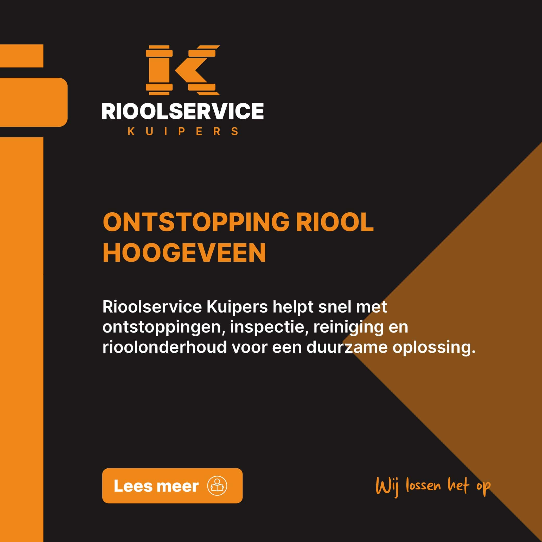 Ontstopping riool Hoogeveen
