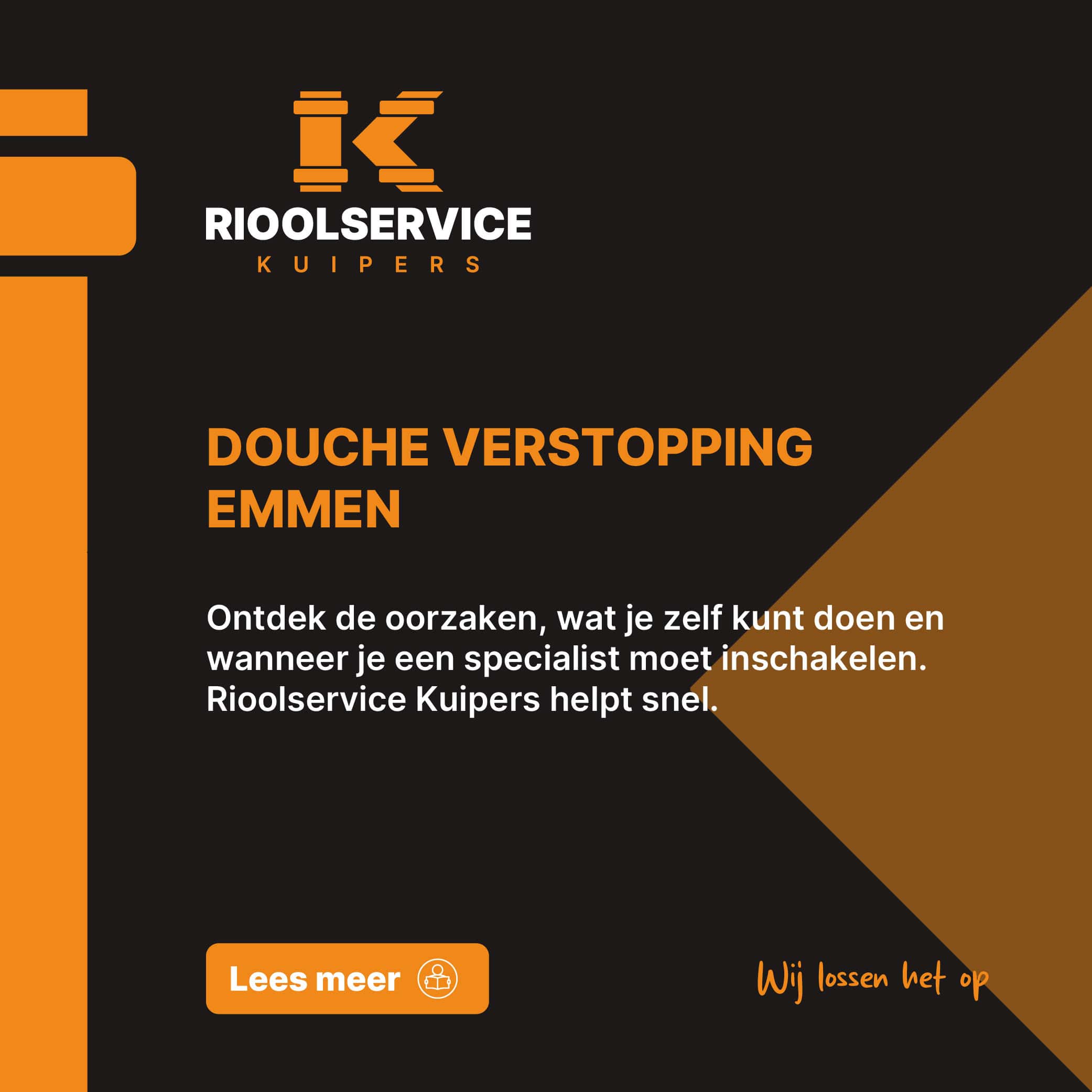 Douche verstopping Emmen
