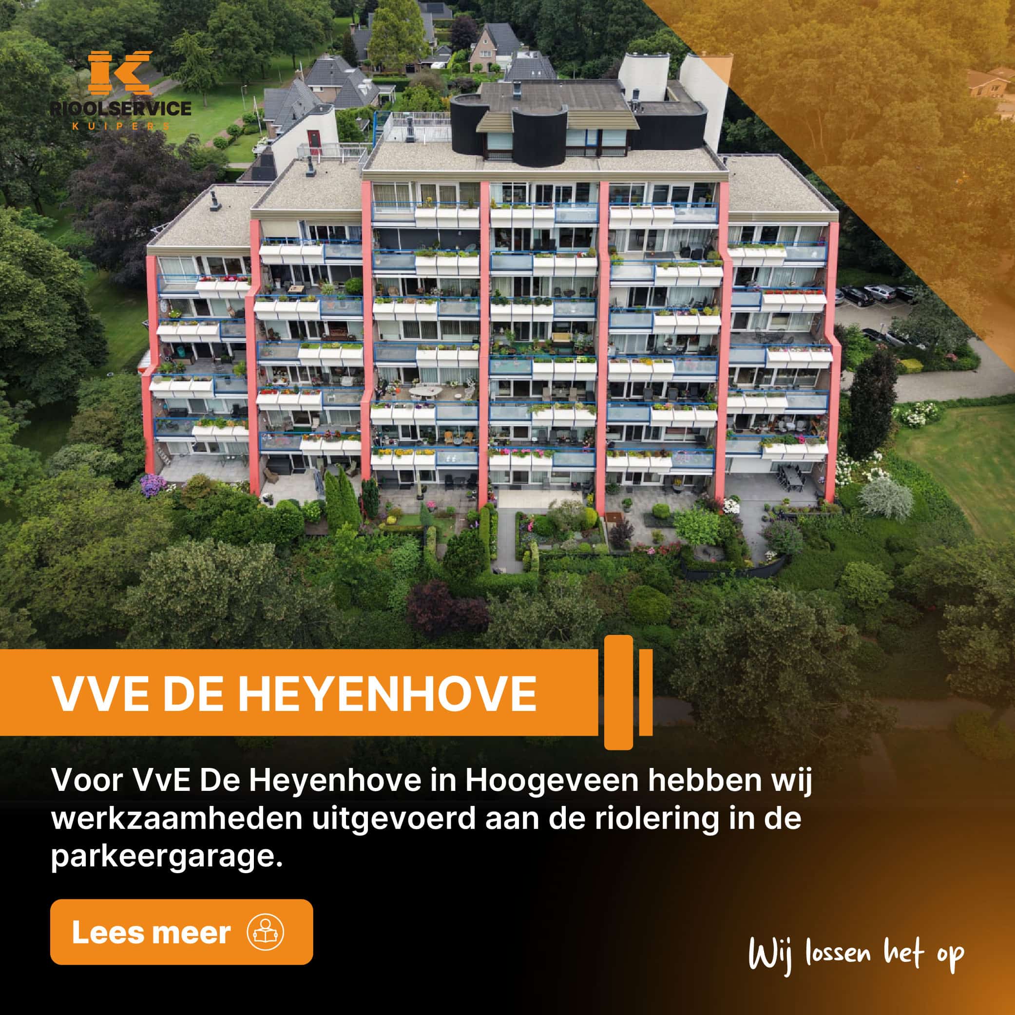 Rioolrenovatie VvE Hoogeveen