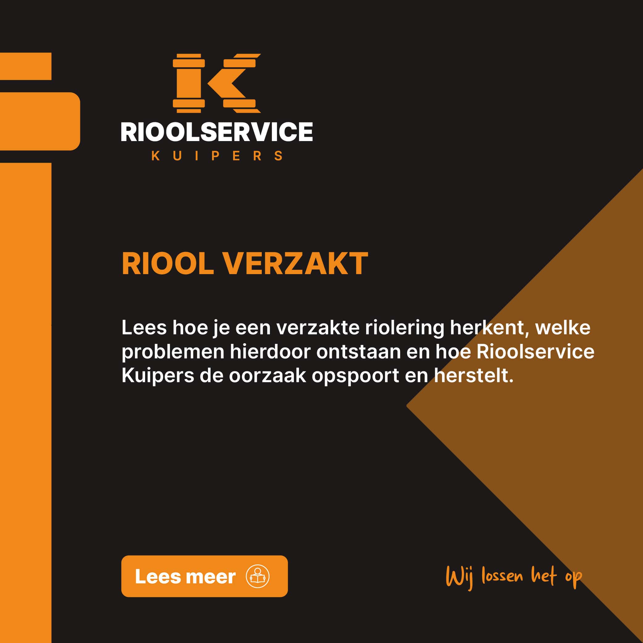 Riool verzakt