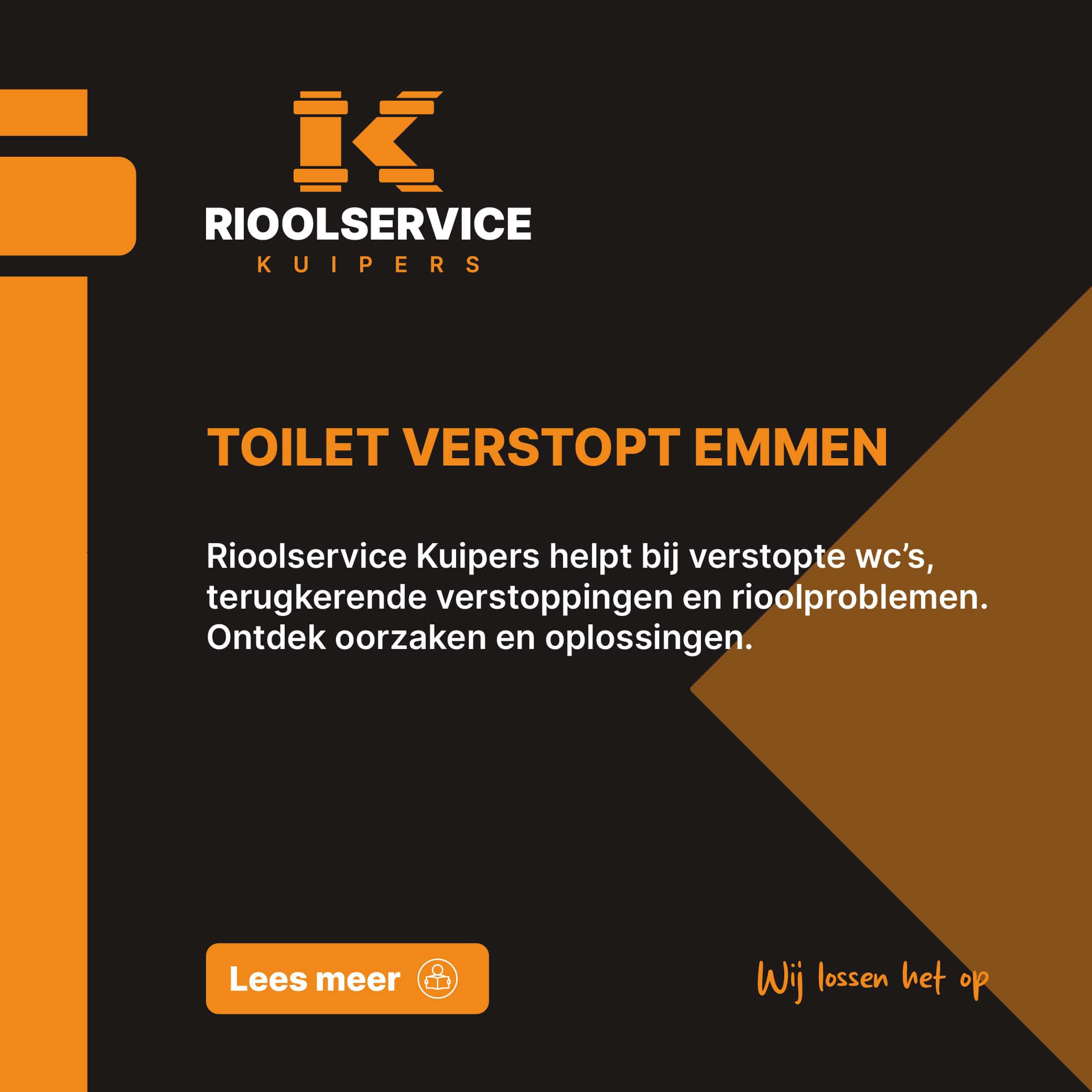 Toilet verstopt Emmen